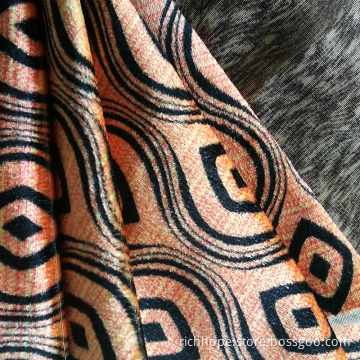 Schwere Jacquard-Samt-Stoffrolle aus 100% Polyester